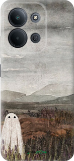 Силиконовый чехол Одинокий призрак на фоне гор для Xiaomi POCO C85 4G - 6486u-4233 изображение 