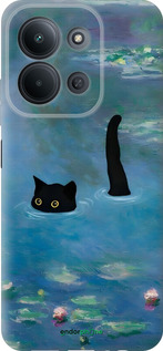 Силиконовый чехол С изображением кота и водяной лилии Monet для Xiaomi POCO C85 4G - 6519u-4233 изображение 