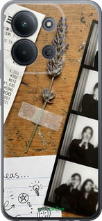 Силиконовый чехол Aesthetic Scrapbook Collage для Xiaomi POCO C85 4G - 6773u-4233 изображение 