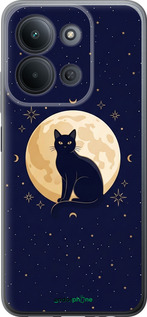 Силиконовый чехол Cute Cat Celestial/Witchy для Xiaomi POCO C85 4G - 6787u-4233 изображение 