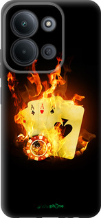 Силиконовый чехол Горящие карты для Xiaomi Redmi 15C 4G - 839u-4095 изображение 