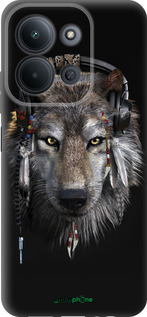 Силиконовый чехол Волк-меломан для Xiaomi Redmi 15C 4G - 875u-4095 изображение 