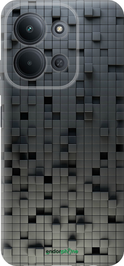 Силиконовый чехол Кубики для Xiaomi POCO C85 4G - 1061u-4233 изображение 