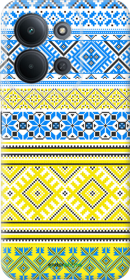 Силиконовый чехол Вышиванка 40 для Xiaomi Redmi 15C 4G - 1174u-4095 изображение 