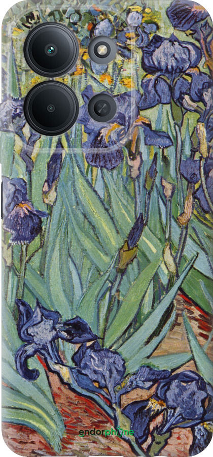 Силиконовый чехол Винсент Ван Гог. Ирисы для Xiaomi POCO C85 4G - 161u-4233 изображение 