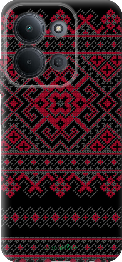 Силіконовий чехол Вишиванка 52 для Xiaomi POCO C85 4G - 1763u-4233 изображение 