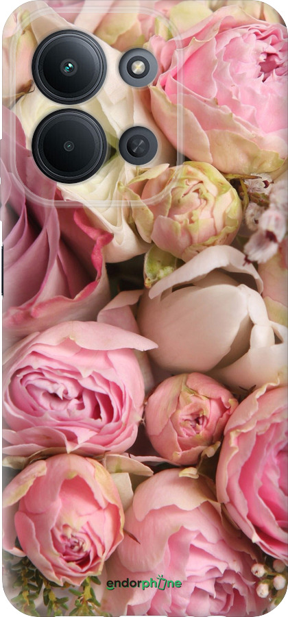 Силіконовий чехол Троянди v2 для Xiaomi POCO C85 4G - 2320u-4233 изображение 