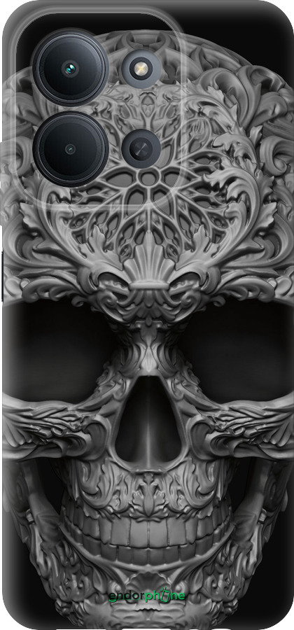 Силиконовый чехол skull-ornament для Xiaomi POCO C85 4G - 4101u-4233 изображение 
