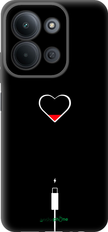Силіконовий чехол Підзарядка серця для Xiaomi Redmi 15C 4G - 4274u-4095 изображение 