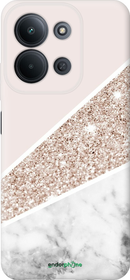 Силиконовый чехол Пастельный мрамор для Xiaomi POCO C85 4G - 4342u-4233 изображение 