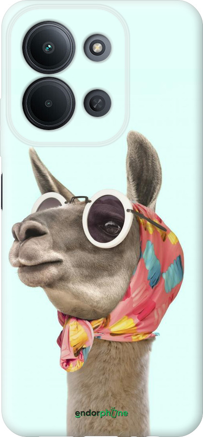 Силиконовый чехол Модная лама для Xiaomi POCO C85 4G - 4479u-4233 изображение 