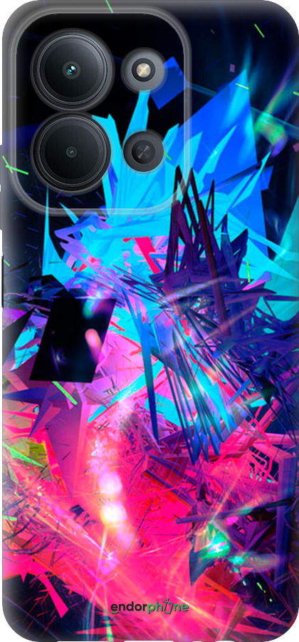 Силиконовый чехол Абстрактный чехол для Xiaomi Redmi 15C 4G - 4681u-4095 изображение 