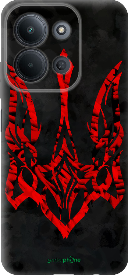 Силиконовый чехол Герб Украины v4 для Xiaomi POCO C85 4G - 5319u-4233 изображение 