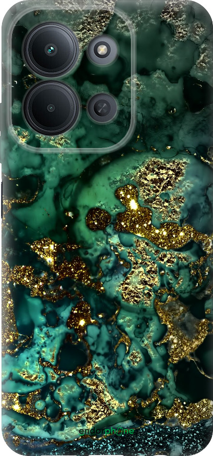 Силиконовый чехол Мрамор золото богатство для Xiaomi POCO C85 4G - 5419u-4233 изображение 