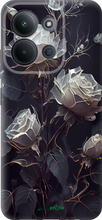 Силиконовый чехол Розы 2 для Xiaomi POCO C85 4G - 5550u-4233 изображение 
