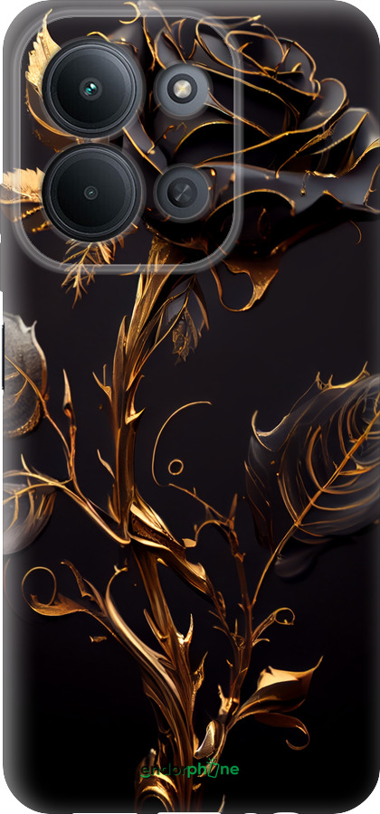 Силиконовый чехол Роза 3 для Xiaomi POCO C85 4G - 5552u-4233 изображение 