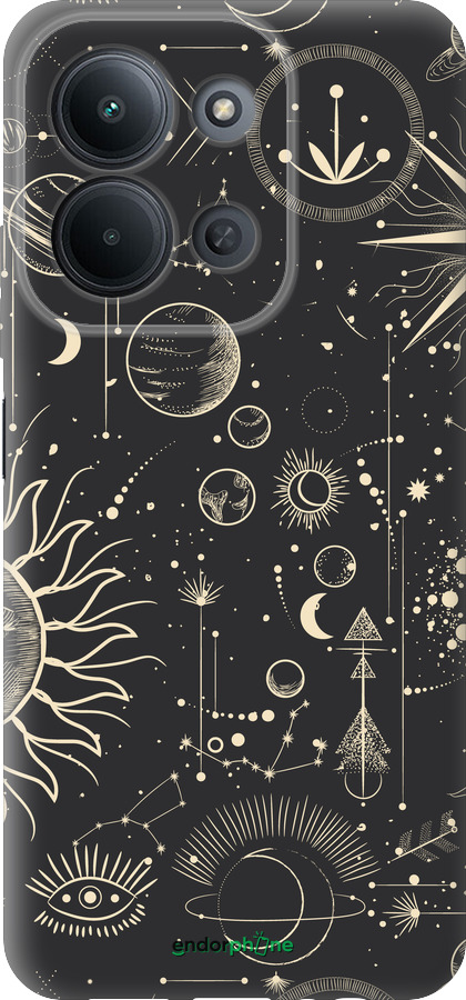 Силиконовый чехол Фаза луны для Xiaomi POCO C85 4G - 5605u-4233 изображение 