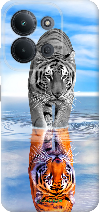 Силиконовый чехол Тигр для Xiaomi POCO C85 4G - 6016u-4233 изображение 
