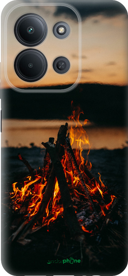 Силиконовый чехол Огонь для Xiaomi Redmi 15C 4G - 6021u-4095 изображение 