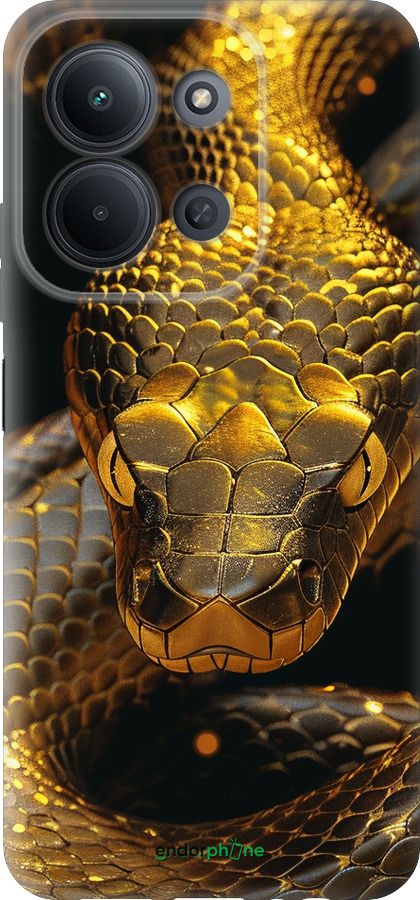 Силиконовый чехол Golden snake для Xiaomi POCO C85 4G - 6072u-4233 изображение 