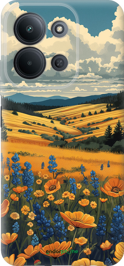 Силиконовый чехол Украинское поле для Xiaomi POCO C85 4G - 6082u-4233 изображение 