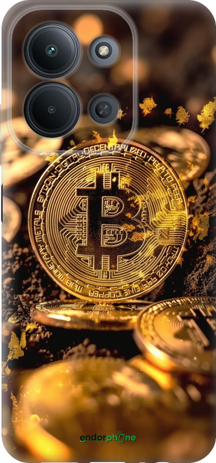 Силиконовый чехол Золотая лихорадка биткойна для Xiaomi POCO C85 4G - 6089u-4233 изображение 