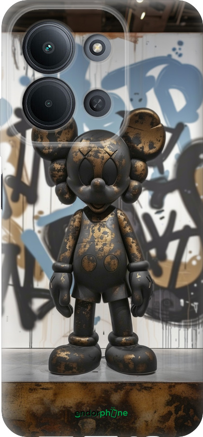 Силиконовый чехол Bronze kaws v2 для Xiaomi POCO C85 4G - 6098u-4233 изображение 