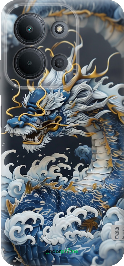 Силіконовий чехол Водяний дракон для Xiaomi POCO C85 4G - 6113u-4233 изображение 