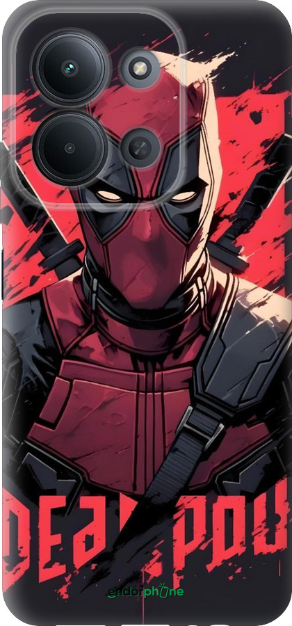 Силиконовый чехол Дедпул для Xiaomi POCO C85 4G - 6293u-4233 изображение 