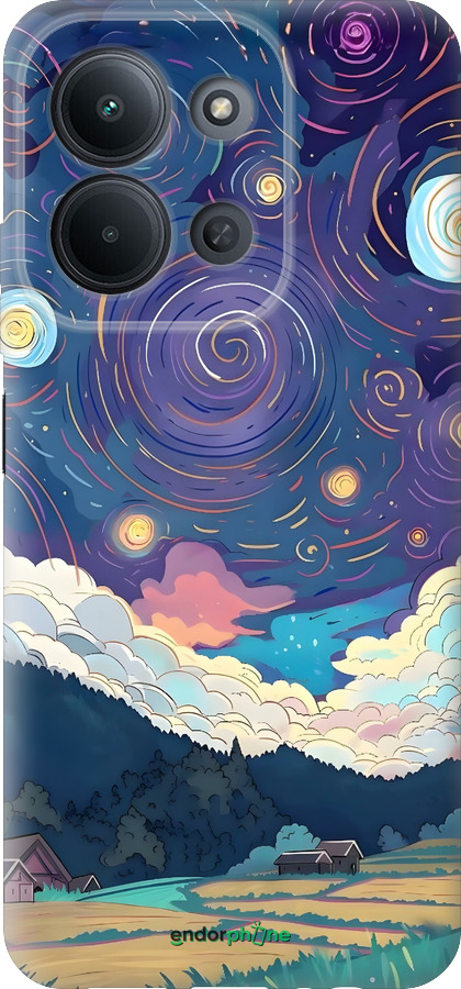 Силиконовый чехол Креативный арт для Xiaomi POCO C85 4G - 6322u-4233 изображение 