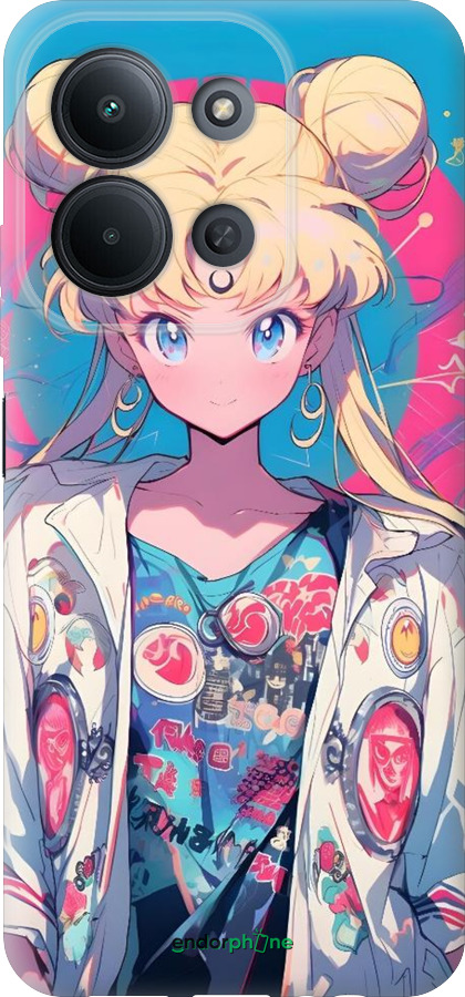 Силіконовий чехол Сейлор Мун 2 для Xiaomi Redmi 15C 4G - 6351u-4095 изображение 