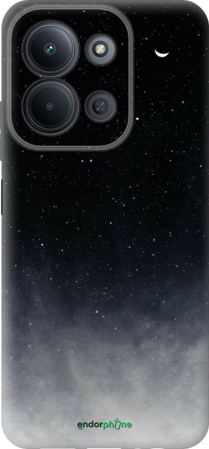 Силиконовый чехол Сині хмари, Синій місяць для Xiaomi POCO C85 4G - 6396u-4233 изображение 