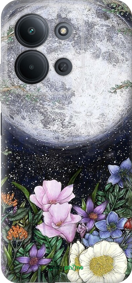 Силиконовый чехол Полночь в саду II для Xiaomi POCO C85 4G - 6424u-4233 изображение 