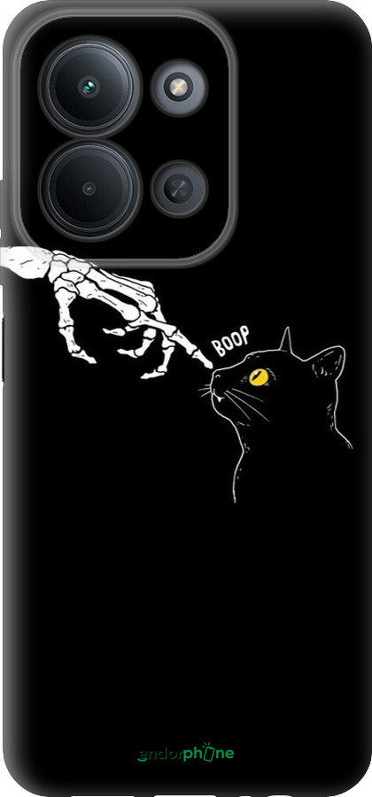 Силиконовый чехол Кошка для Xiaomi Redmi 15C 4G - 6505u-4095 изображение 