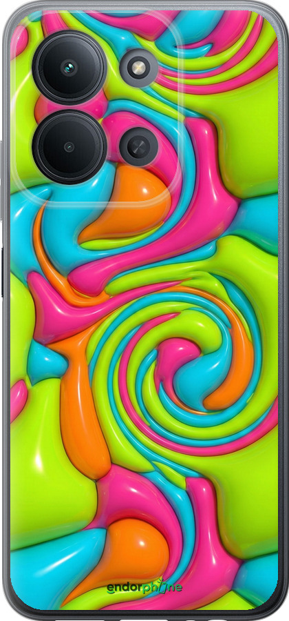 Силиконовый чехол Y2K Jelly Dream для Xiaomi POCO C85 4G - 6780u-4233 изображение 