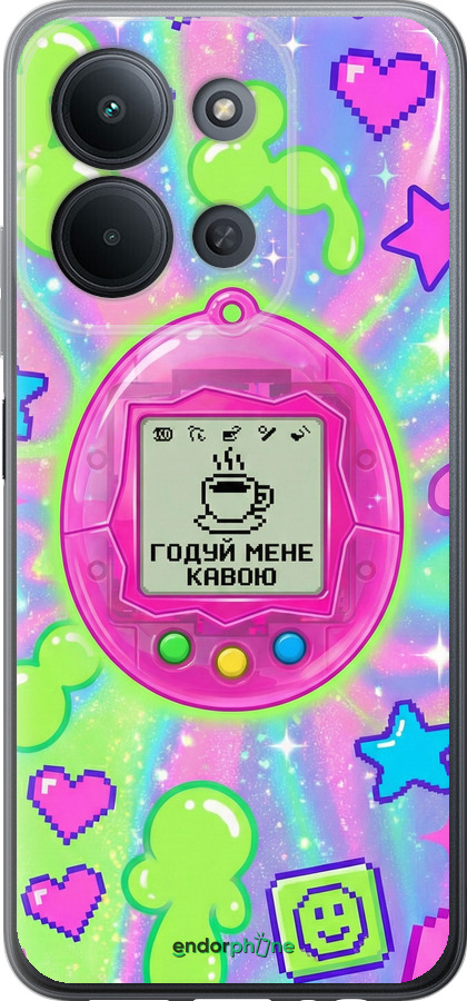 Силиконовый чехол Y2K Aesthetic Retro Pet: Годуй мене кавою для Xiaomi POCO C85 4G - 6784u-4233 изображение 