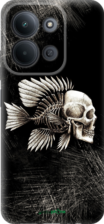 Силиконовый чехол Рыбо-человек для Xiaomi POCO C85 4G - 683u-4233 изображение 