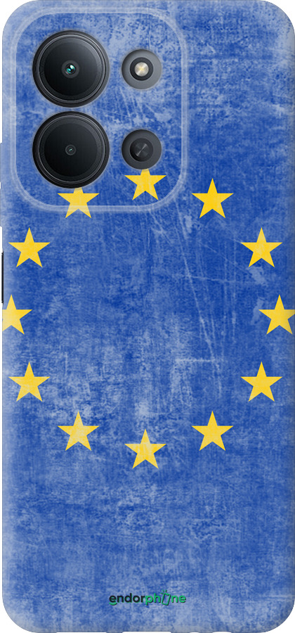 Силиконовый чехол Евросоюз 4 для Xiaomi POCO C85 4G - 765u-4233 изображение 