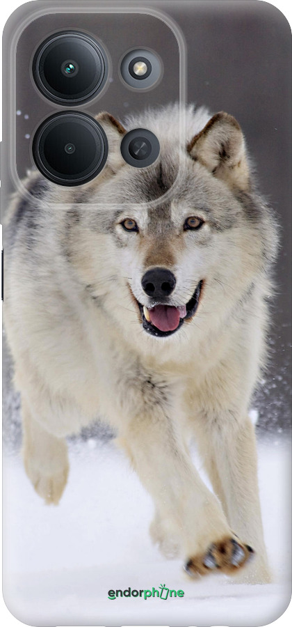 Силиконовый чехол Бегущий волк для Xiaomi POCO C85 4G - 826u-4233 изображение 