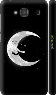 3D пластиковый глянцевый чехол Лунные объятия для Xiaomi Redmi 2 - 6508c-98 изображение 