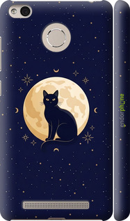 3D пластиковый матовый чехол 'Cute Cat Celestial/Witchy' для Xiaomi Redmi 3s изображение 5