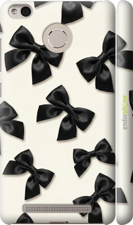 3D пластиковый матовый чехол Dark Coquette для Xiaomi Redmi 3s - 6765m-357 изображение 