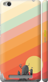 3D пластиковий матовий чехол № 5420 для Xiaomi Redmi 3 - 5420m-97 изображение 