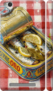 3D пластиковий матовий чехол Vintage Sardine Tin Phone для Xiaomi Redmi 3 - 6772m-97 изображение 