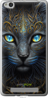 Силиконовый чехол Кошка для Xiaomi Redmi 3 - 5548u-97 изображение 