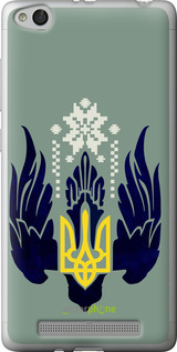 2D пластиковый чехол Тризуб с крыльями для Xiaomi Redmi 3 - 5640t-97 изображение 