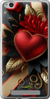2D пластиковый чехол Сердечки v2 для Xiaomi Redmi 3 - 5832t-97 изображение 