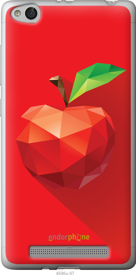 2D пластиковый чехол Яблоко для Xiaomi Redmi 3 - 4696t-97 изображение 