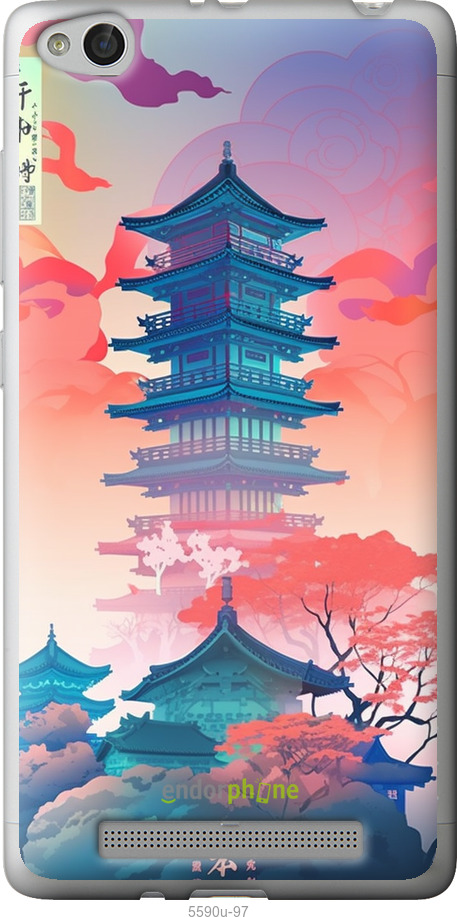 2D пластиковий чехол Японія монастир для Xiaomi Redmi 3 - 5590t-97 изображение 