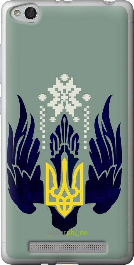 2D пластиковый чехол Тризуб с крыльями для Xiaomi Redmi 3 - 5640t-97 изображение 